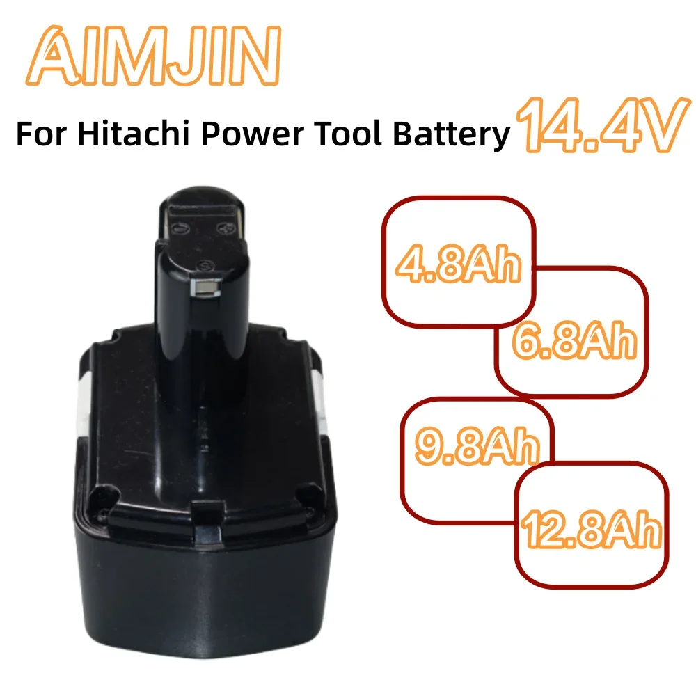 Outils rechargeables pour uration, batterie de secours, remplacement, CJ14DL DH14DL EBL1430 BCL1430, 14.4V, 4.8Ah, 6.8Ah, 9.8Ah, 12.8Ah, NI-laissée