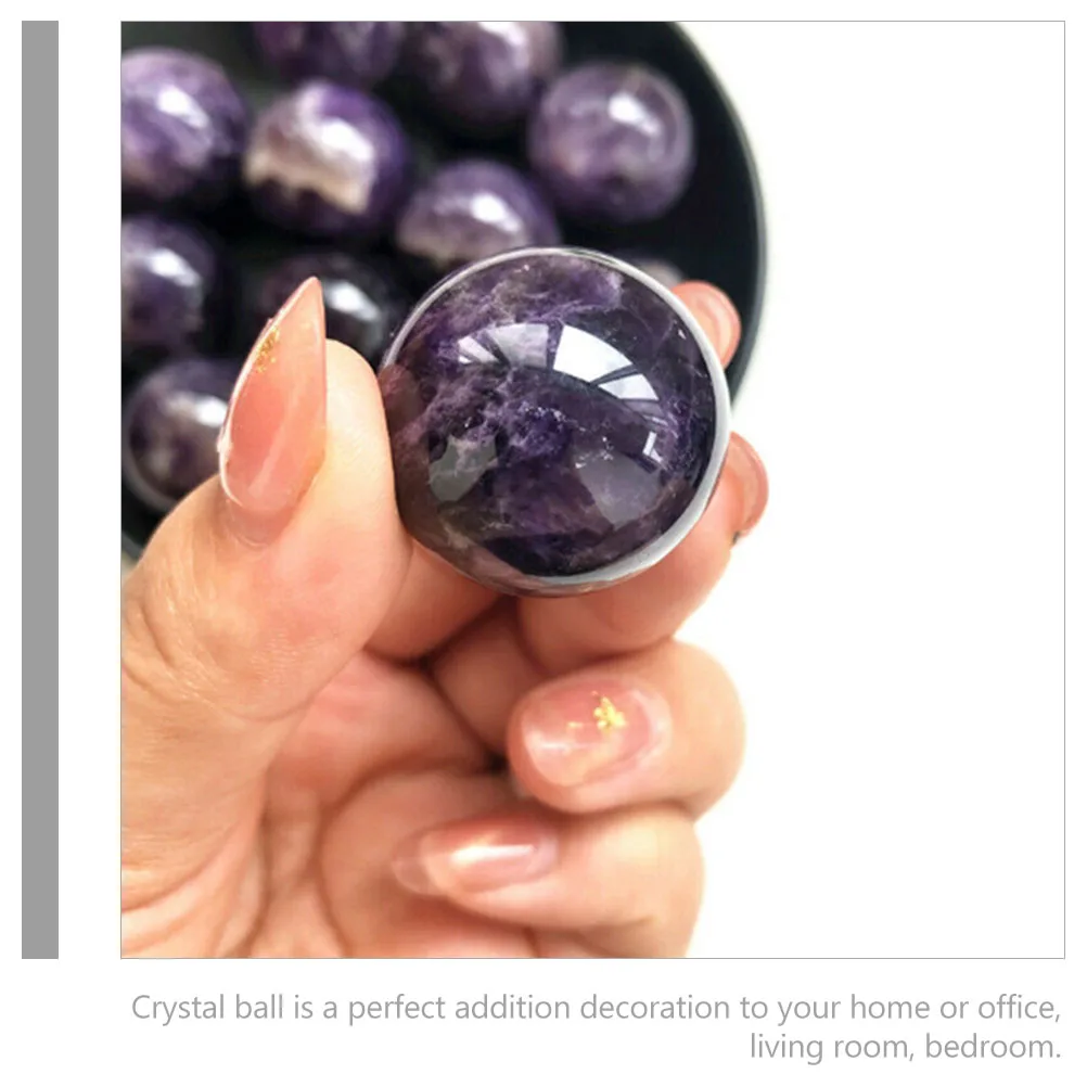

Creative Desktop Crystal Ball Ornament Elegant Crystal Sphere Gift For Party Home Office Decor Handheld Exercise Ball