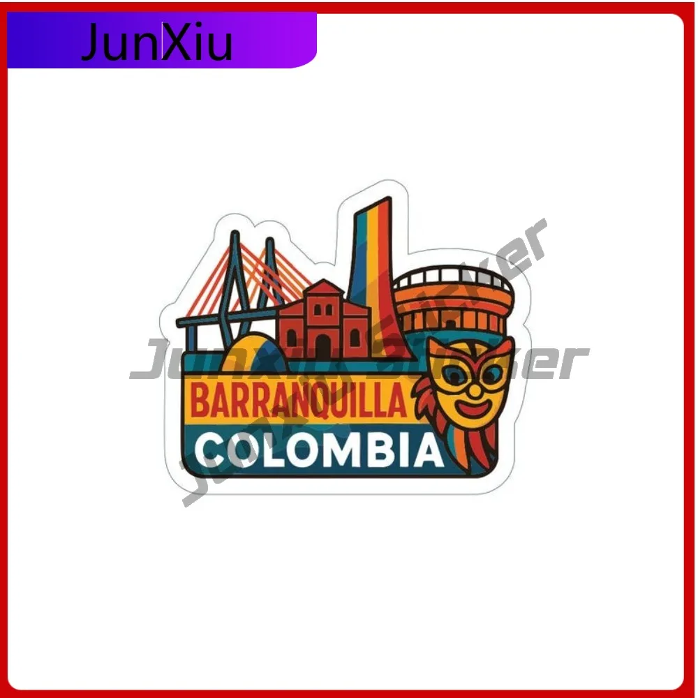 

Barranquilla City Colombia Sticker Truck Pickup Camper Car Body Refrigerator Wall Vinyl Decal Custom Boat Decals Waterproo Decor