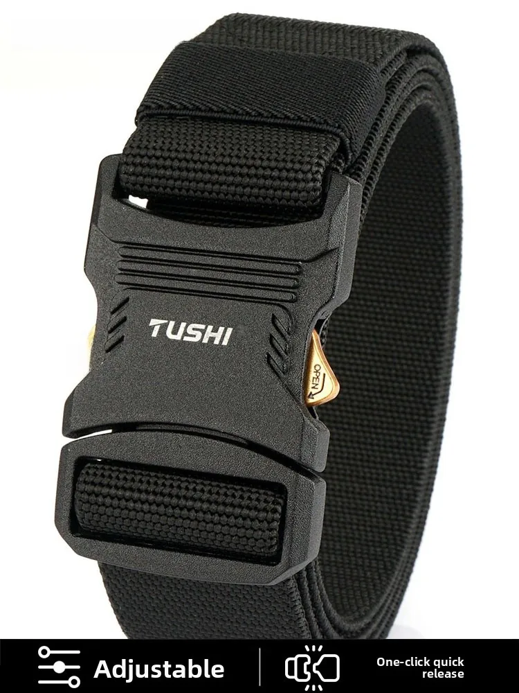 ceinture-elastique-decontractee-en-alliage-d'aluminium-pour-homme-avec-boucle-pour-le-travail-et-les-loisirs-en-fibre-de-polyester-pour-tous-les-genres