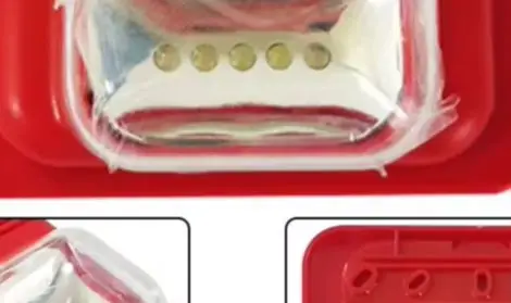 12/24V Wired Sound And Light Siren Strobe Alarm Security System With LED Strobe Light And Speaker, Fireproof ABS 105dB