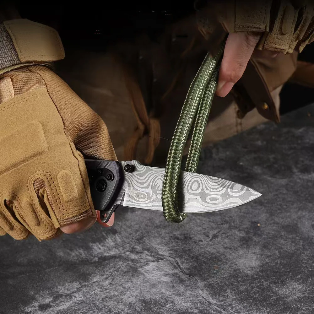 Home multifunctional folding knife, fruit knife, tactical pocket knife, suitable for wilderness survival, camping, fishing image 2