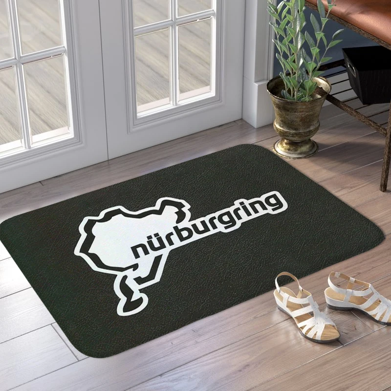 

Interior Entrance Mat Non-slip D-Nurburgrings Bedroom Living Room Rug Hallway Kitchen Balcony Bath Floor Carpet Home Decor Items