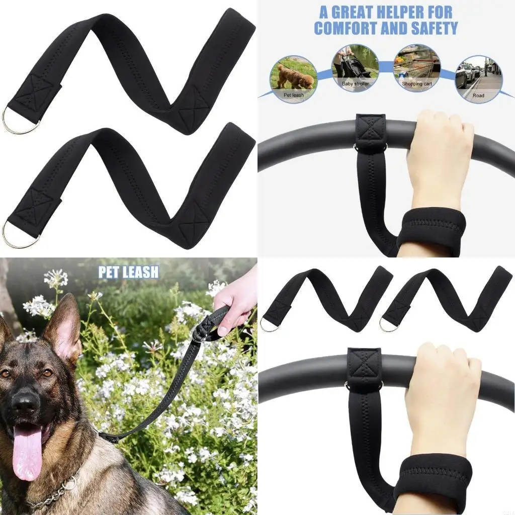 

2 шт., универсальный ремешок на запястье для коляски, инвалидной коляски, противоскользящий браслет