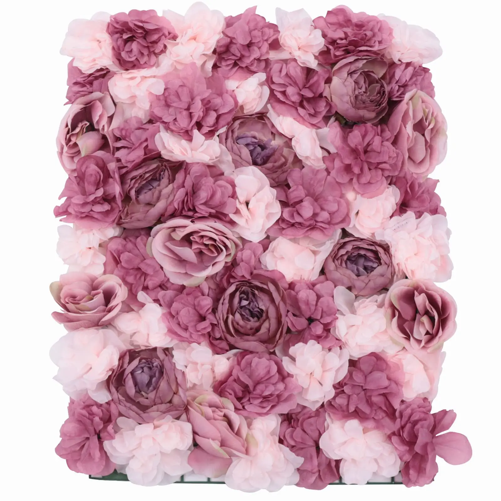 

Tbvechi Artificial Flower Wall Decor 3D Flower Wall Panel, 24''X16'' 6Pcs Wall Backdrop Panel Flower Decoration for Outdoor Indo