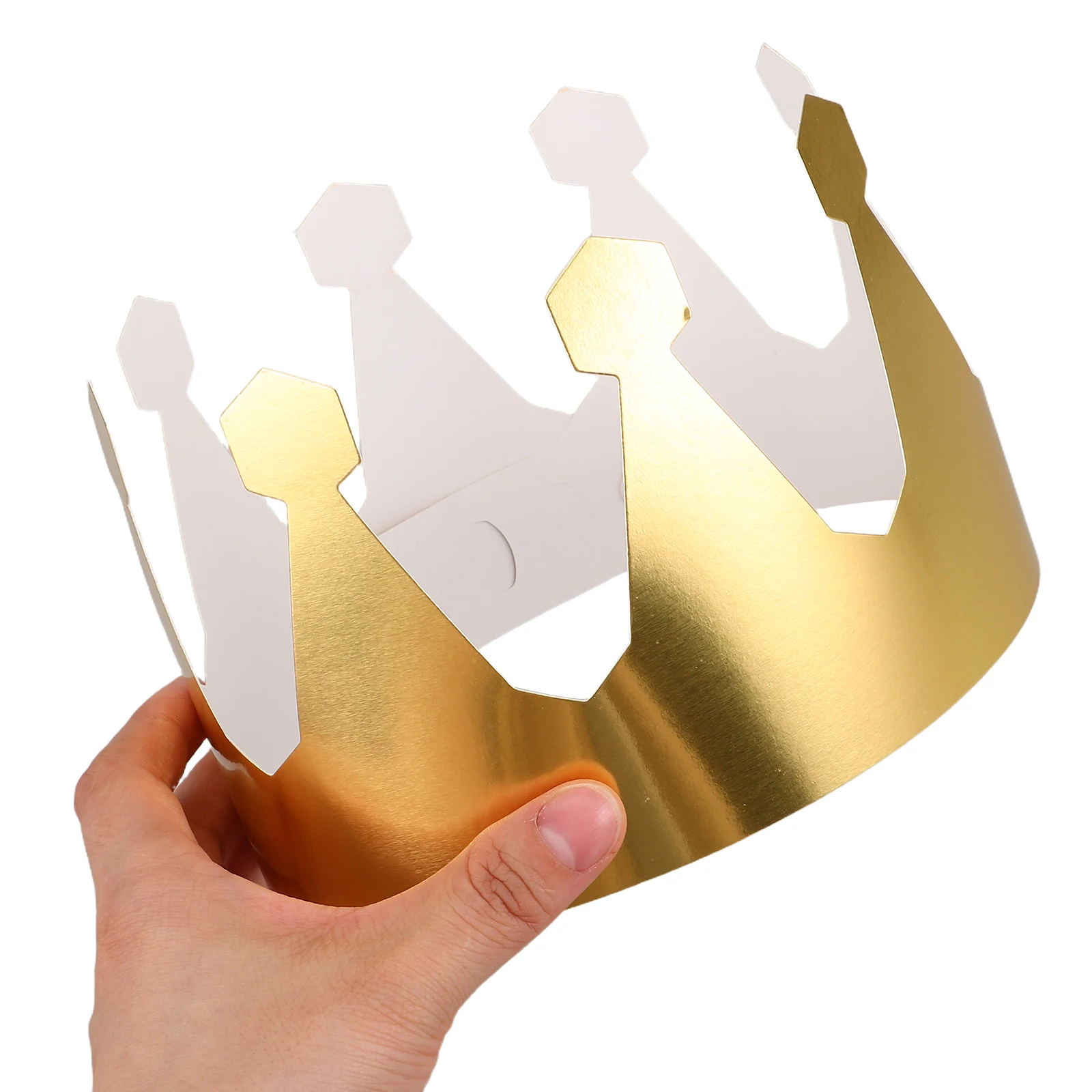 

24Pcs Wonderful Paper Crowns Noble Feel Birthday Party Hats Photo Booth Props Wedding Celebrations Birthday Hats