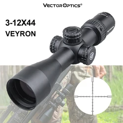 Vector Optics-Caça Riflescope, óptica Spotting Scopes, Gravado MPR-4 Retículo, Fit Airsoft,. 223. 308win, Veyron 3-12x44, SFP e FFP