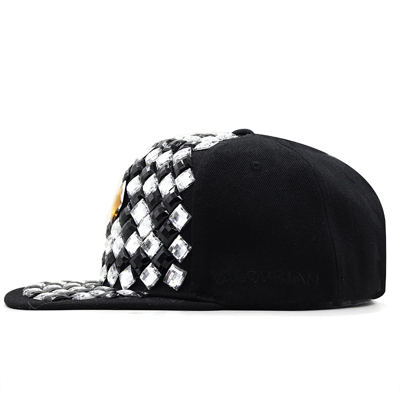 Fashion Rhinestone Baseball Cap for women Adjustable Snapback Hat Diamond Hip Hop gorras Sunhat visors ladies caps kpop hat
