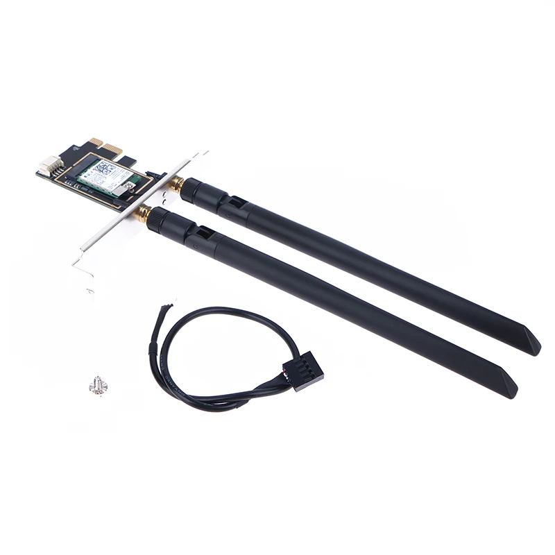 WiFi 5 PCI-E Wireless Adapter AC1200 Network Card Dual Band 2.4G/5GHz 802.11AC For Bluetooth 4.0 Desktop ForWindows 7/8/10/11