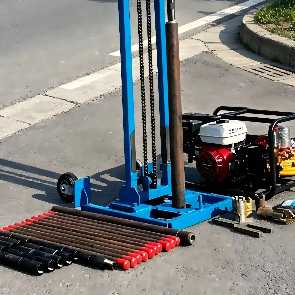 

Customized Field Portable Core Drilling Machine – Suitable for Soil, Rock, Concrete & Stratified Soil Layers