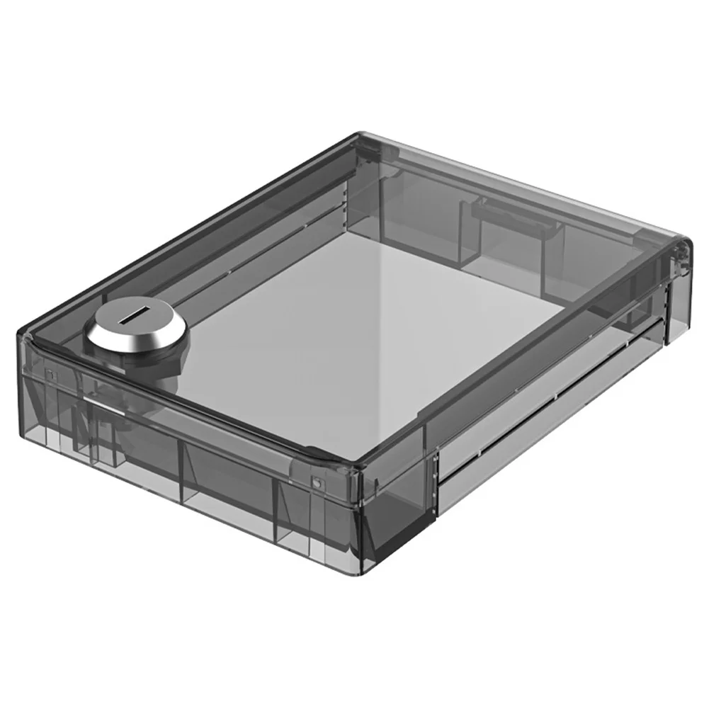 1pc 86 Type Central Air Conditioner Switch Waterproof Cover Panel With Built-in Lock Splash-proof Socket Protection Box