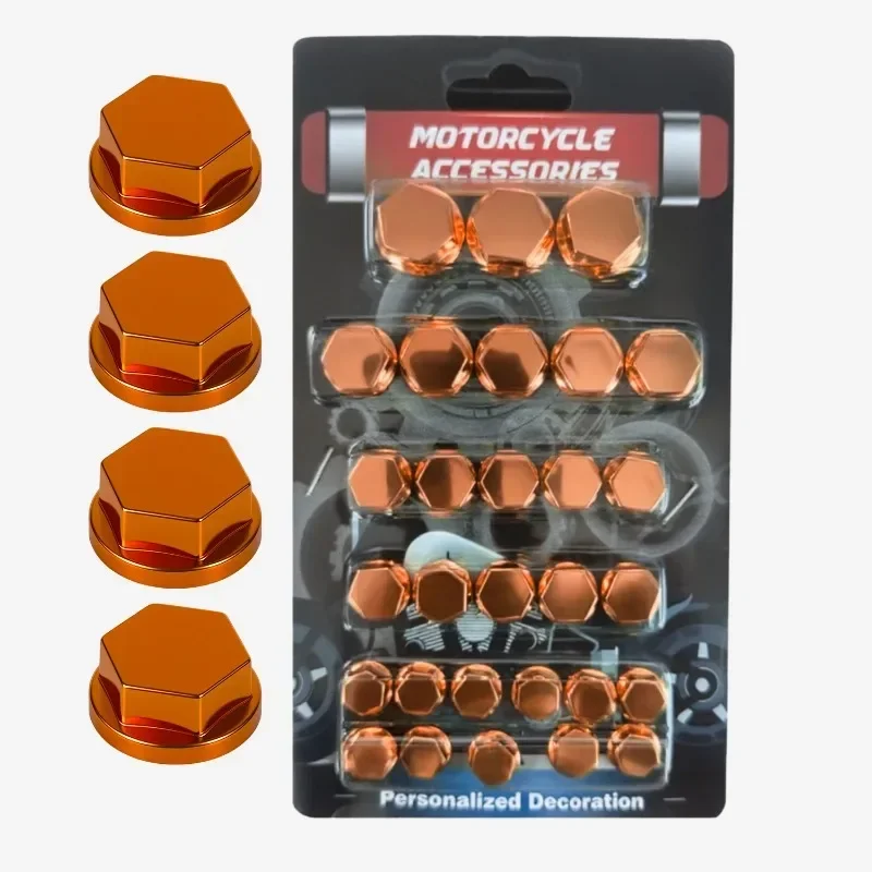 30 stücke Motorrad Modifikation Farbige Schraube Mutter Bolzen Kappen Abdeckung Dekoration Schraube Kappe Abdeckung Set Modifikation Zubehör