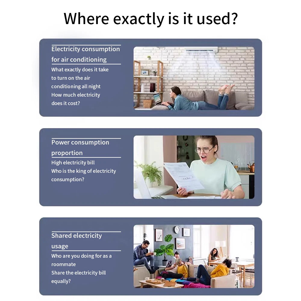 ET32-669 DIN-السكك الحديدية الخيالة الفولتميتر الرقمي مرحلة واحدة الجهد/الطاقة الحالية متر تردد عامل تستر التيار المتناوب 40-300 فولت 100A