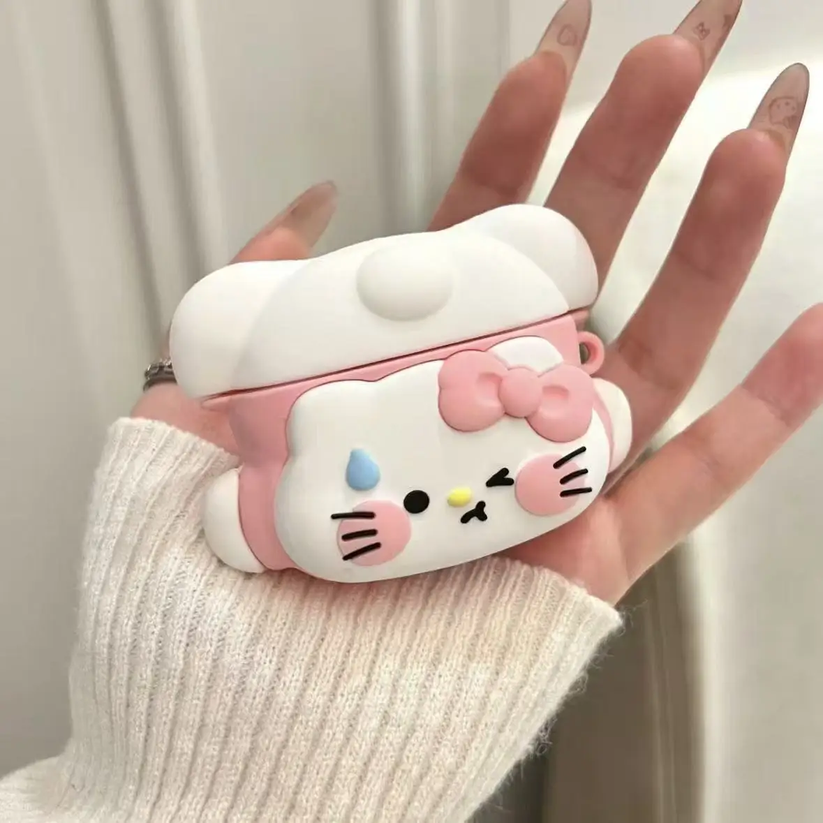 Cute Cartoon Design Silicone Case Cover for Airpods1 - Soft Protective Shell