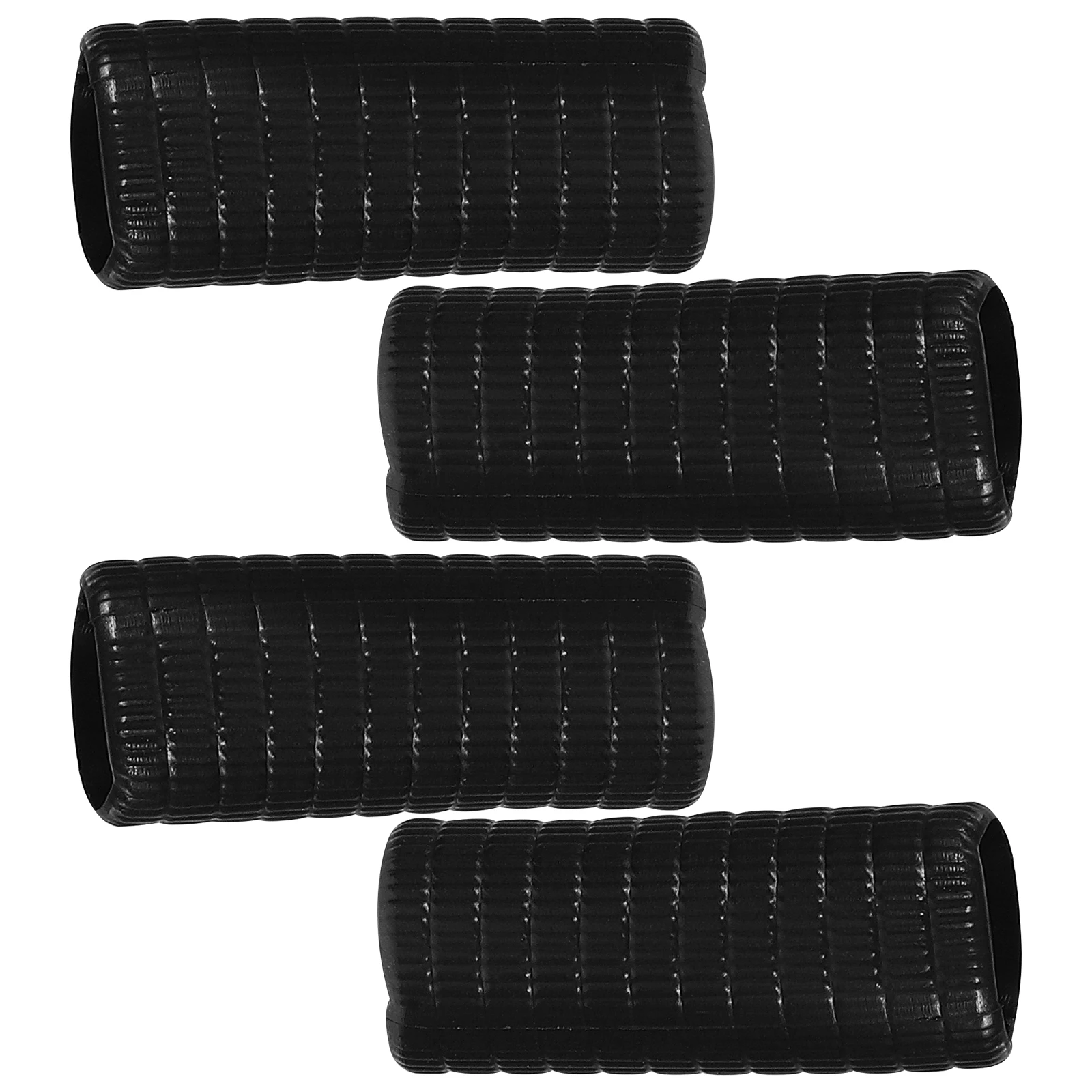 

4pcs Bow Grip Rubber Sleeve for Violin Viola High Elasticity Anti Slip Accessories Violin Supplies Cello Endpin