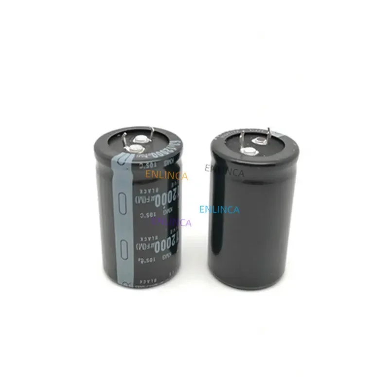 1Pcs 63V 12000UF 10000uF Long Life High-frequency Electrolytic Capacitor Durable Capacitors 63V12000uF 35X50mm