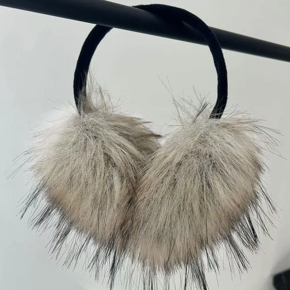 حماية الأذن أفخم فروي غطاء للأذنين لينة الدافئة سدادات رشاقته إيرفلاب موضة ديكور تنوعا عناصر الشتاء يندبروف الأذن إفشل #5