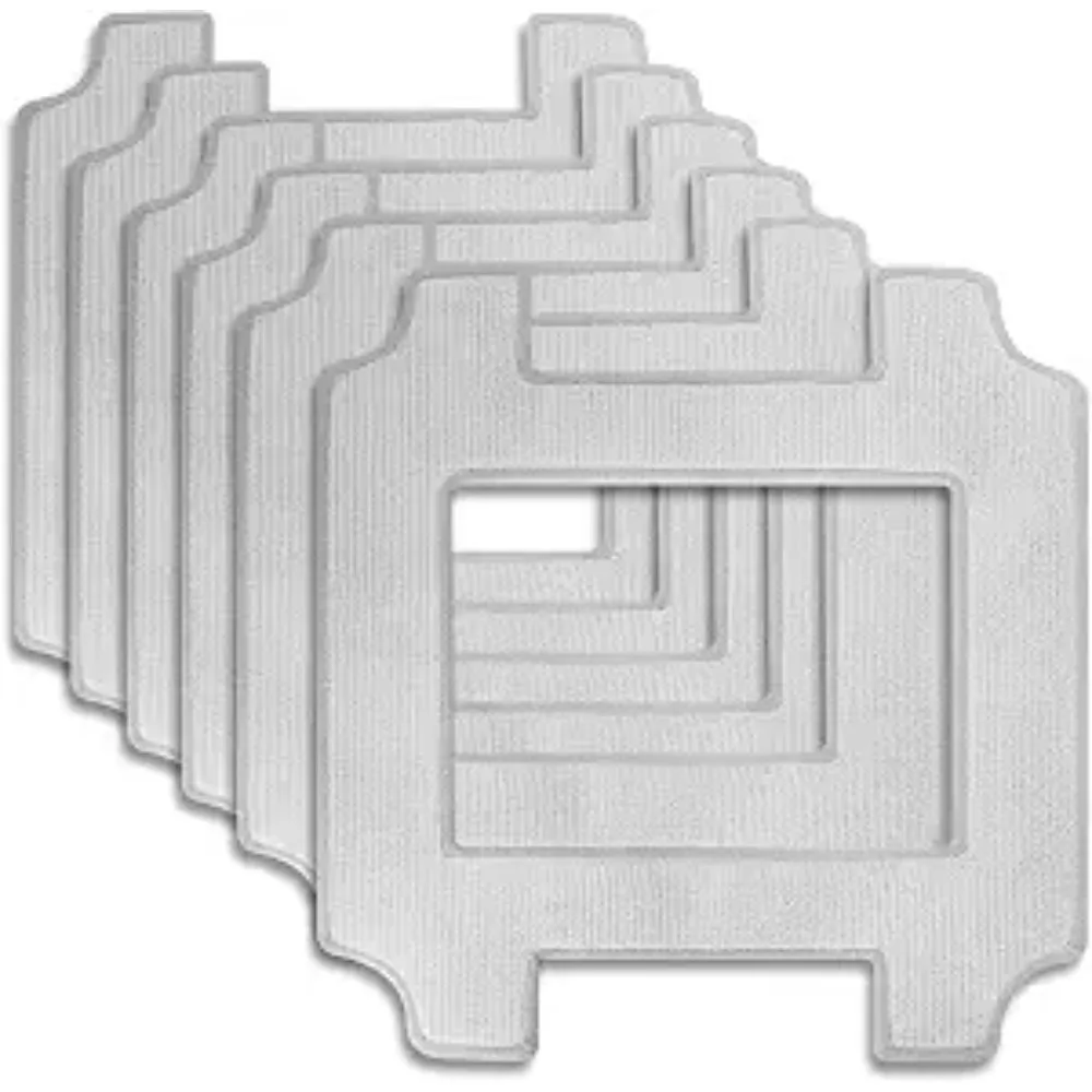 Replacement Pads for ECOVACS WINBOT W2S/W2S Omni Window Cleaning Robot, Washable and Reusable Cleaning Rag Refill Pads