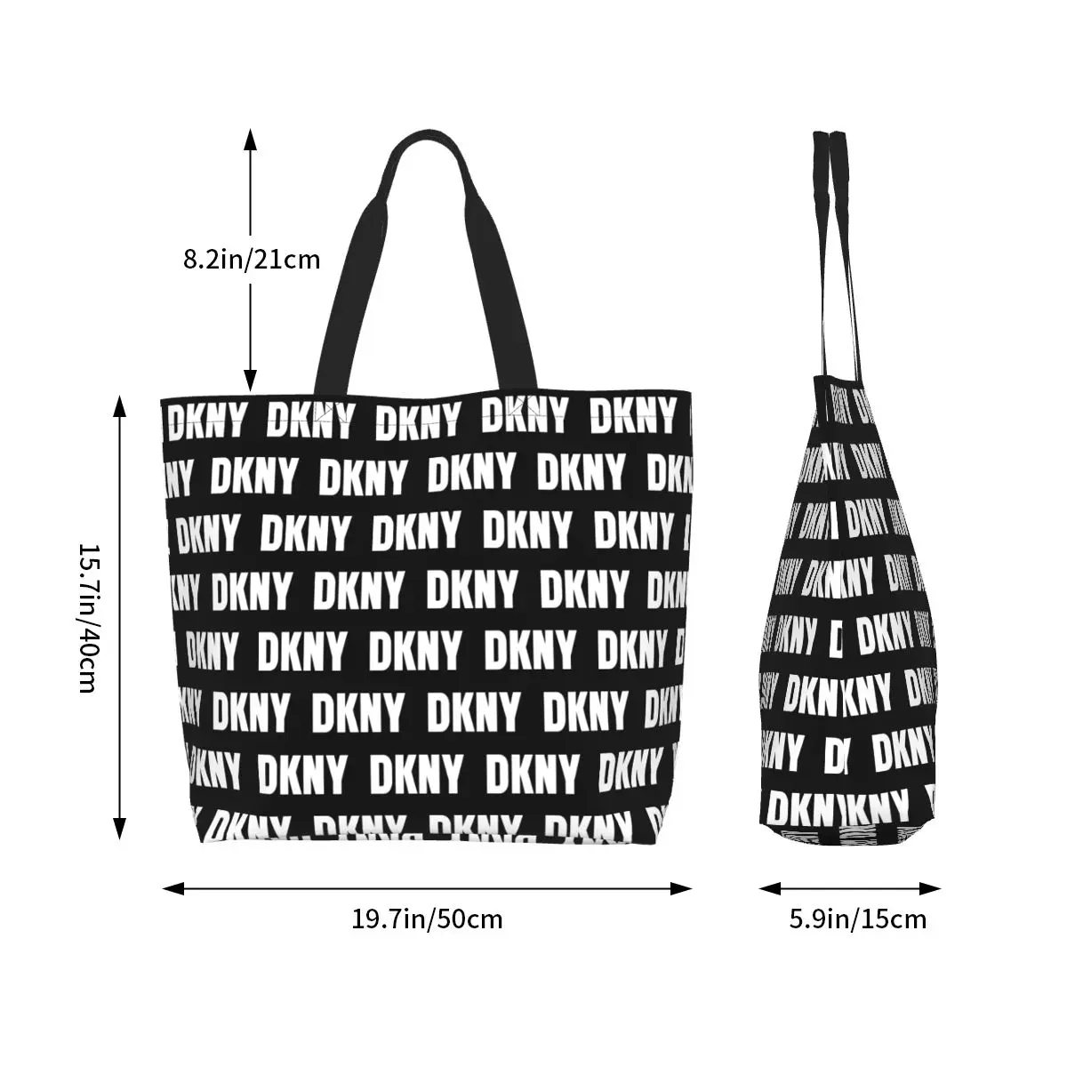 Fashion DKNYs Large Capacity Grocery Bags Accessories Ulzzang Shopping Bags For Women