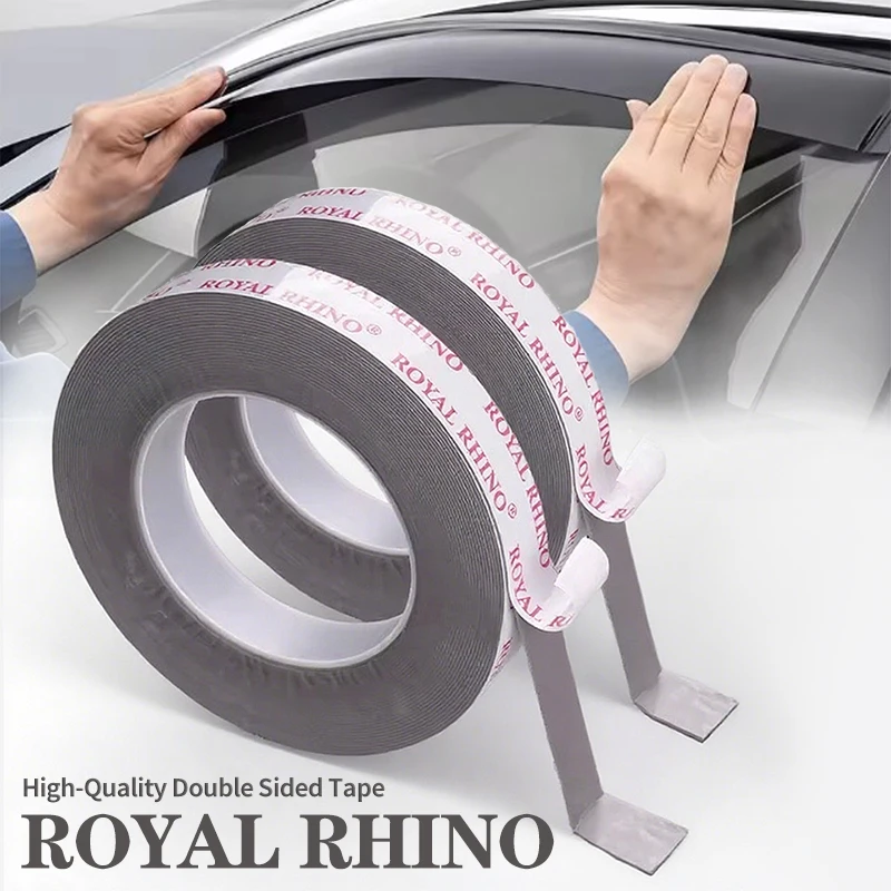 

ROYAL двухсторонняя клейкая лента с высокой адгезией -33 м, термостойкая, водонепроницаемая, самоклеящаяся, подходит для автомобильного домашнего использования