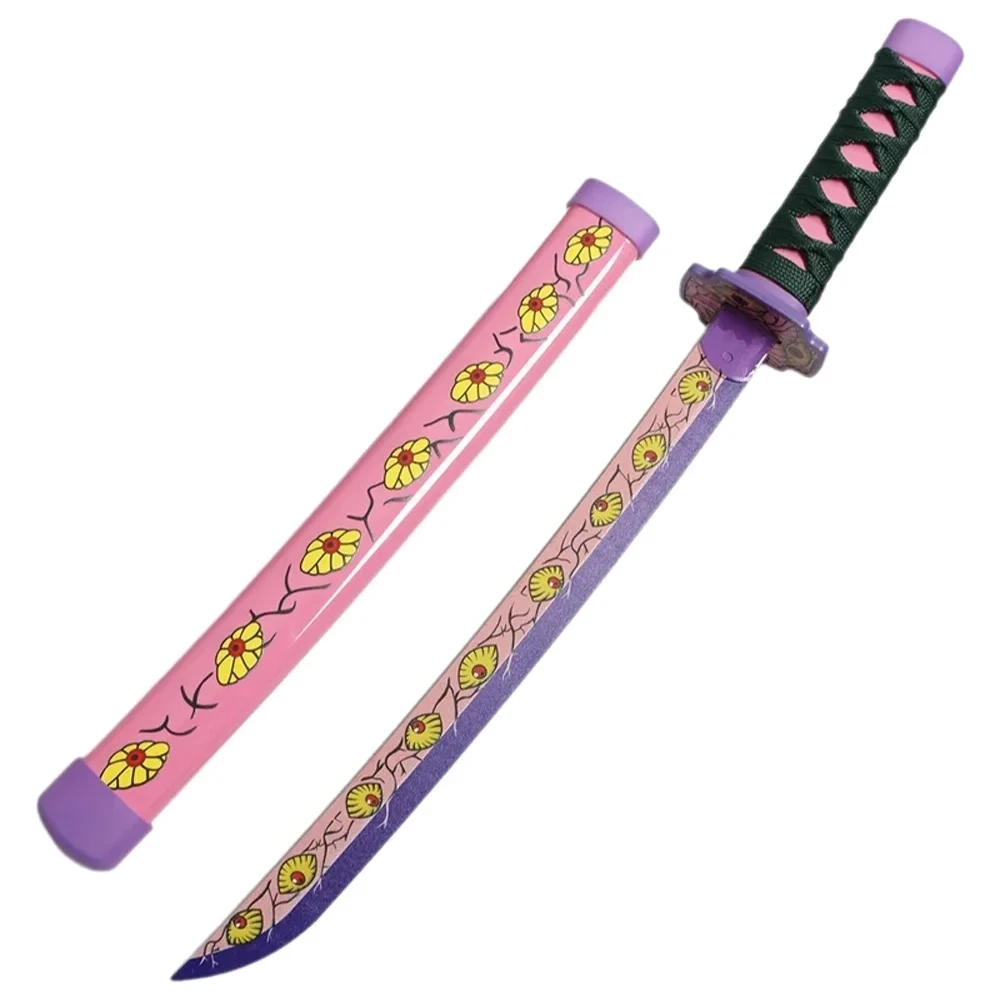 42cm Anime Role Play Kokushibo Plastic Sword Cosplay 16.5inch Kamado Tanjiro Katana Model