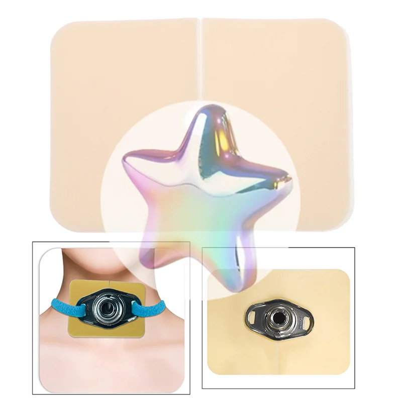 1 قطعة الطبية مريحة القصبة الهوائية فائقة النعومة تثبيت القصبة الهوائية أنبوب وسادة الشاش/ #1