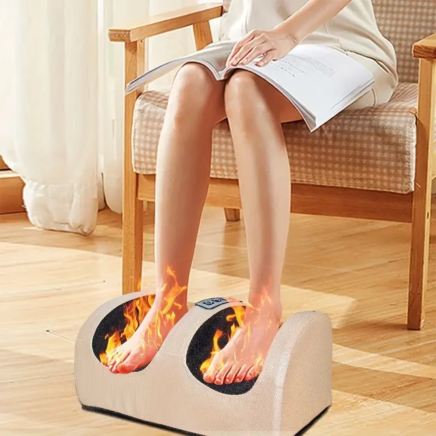 

Foot massage machine Foot kneading foot leg massager electric heating home leg machine Christmas gifts, Valentine's Day gifts, M