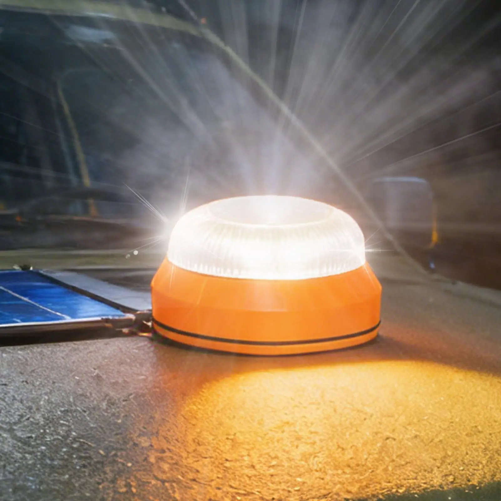 Traffic safety warning lights with magnetic base LED Warning Caution Lights automotive emergency lights for RV Roof Motorcycle