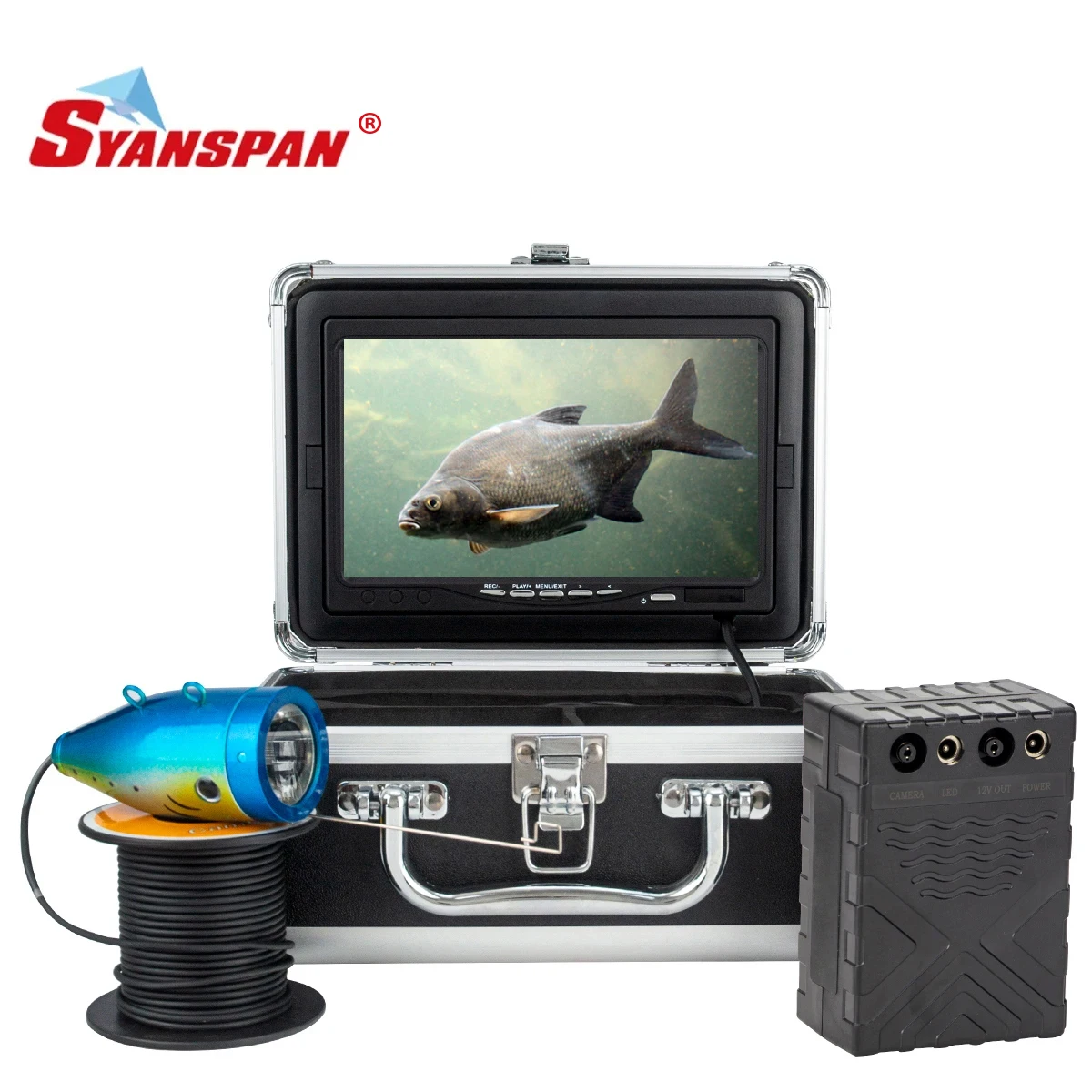 2023 New SYANSPAN Underwater Winter Ice Fishing Camera Catching Fish Camera 36 white LED Fishfinder Fish Lure Camera 7