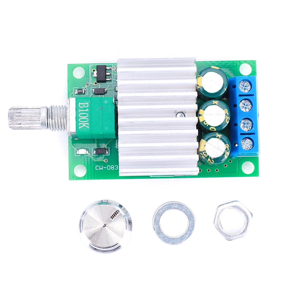 

10A 12V-30V PWM DC Motor Speed Controller 12V 24V Dimmer Control Switch PWM DC Motor Speed Regulator for Fan Motor LED Light