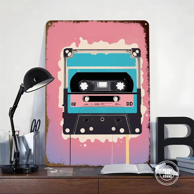 Retro Rewind Metal Poster Customized Wall Art Retro Vintage Metal Tin Signs for Bedroom Decorations Luxury Home Decor Items Room
