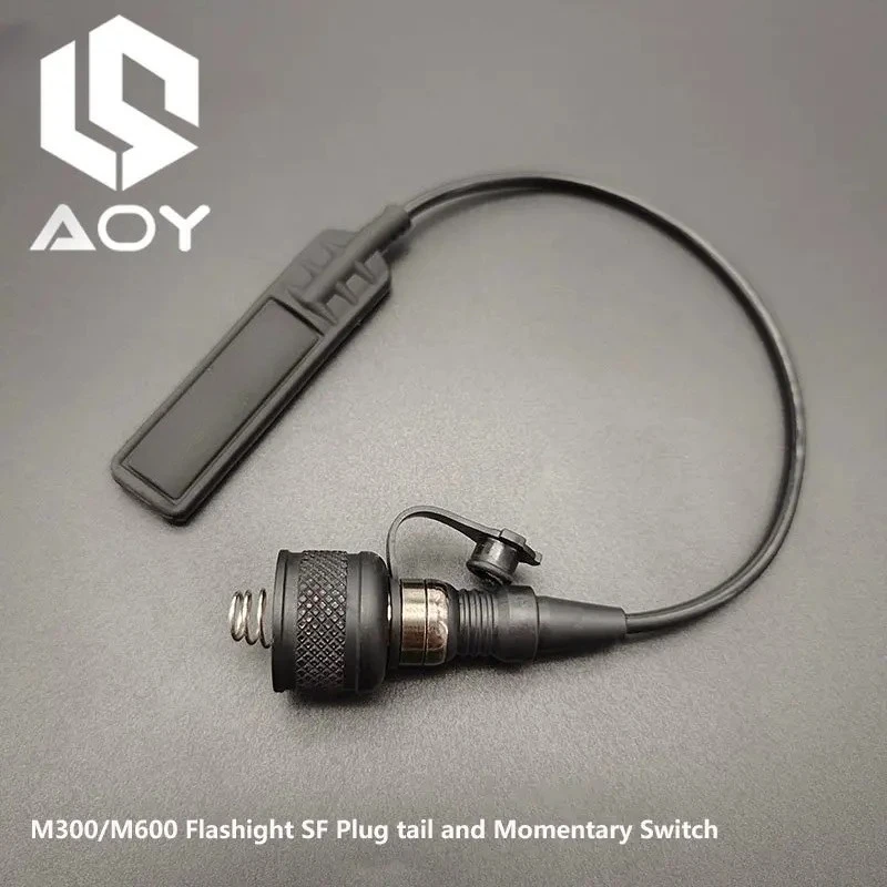 Tailcap Airsoft M600 M300 Flashlight Switch Accessories Scout Light  Weaponlight Switch for Surefire PLH-V2 TAILCAP REAR CAP