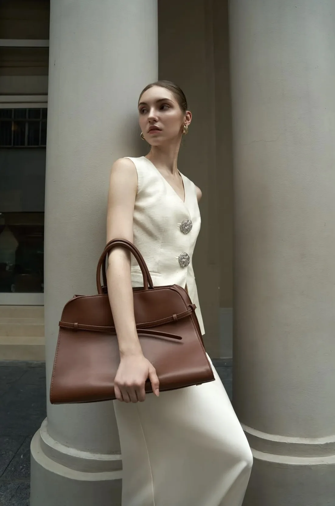 

Designer Cowhide Margaux 15 Handbag Soft Genuine Leather Shoulder Bag Suede Large Capacity High Quality Messenger Tote Bag