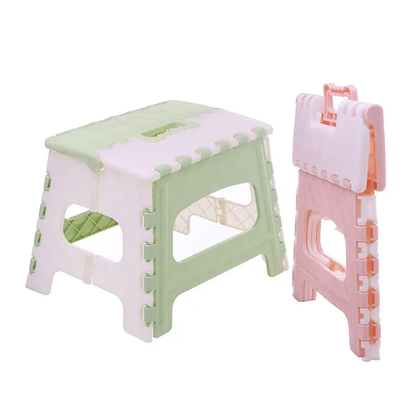 

Multifunctional Portable Plastic Folding Stool, Outdoor, Hiking, Fishing, Foldable Chair, Children's Stepstool