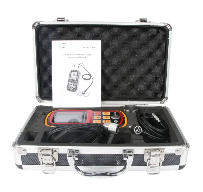 Ultrasonic Thickness Gauge Digital Paint Coating Electronic Thickness Gauge Tester 1.0 To 300MM Thickness Gauges GM130