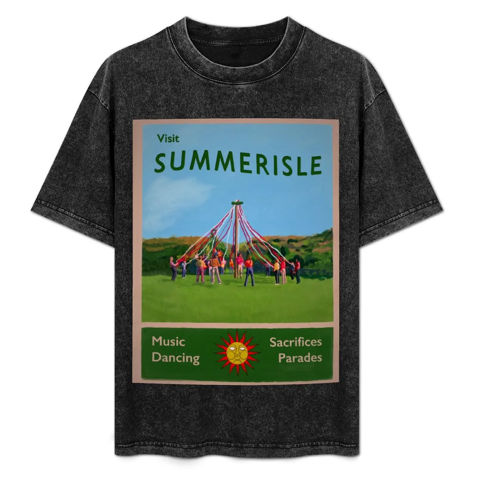 Visit Summerisle T-Shirt vintage graphic tee blacks designer t shirt men