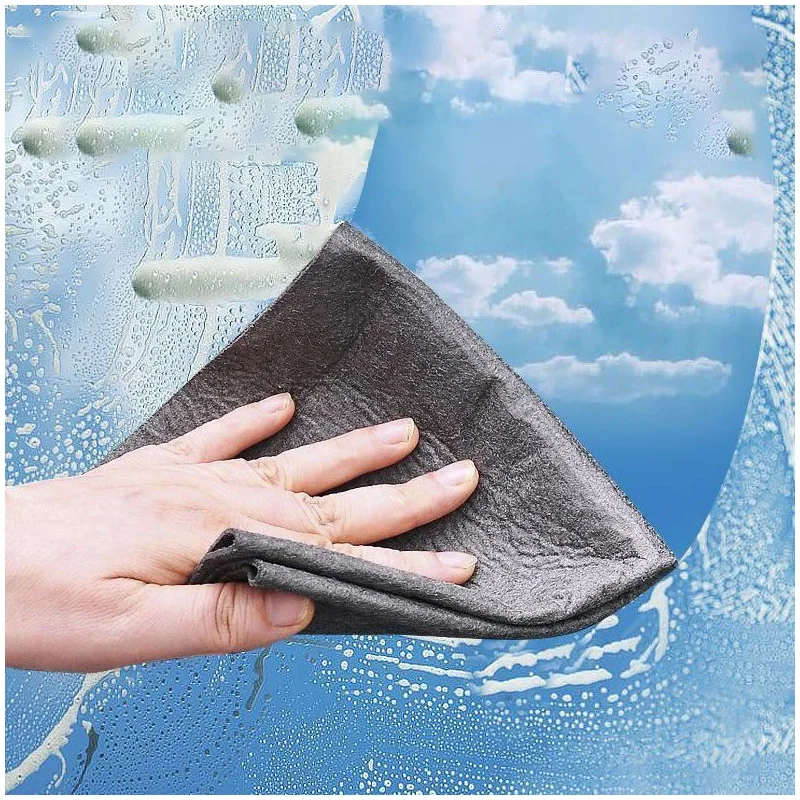 

1PCS Thickened Magic Cleaning Glass Cloth Streak Free Reusable Microfiber Cleaning Cloth All-Purpose Towels for Windows Glass