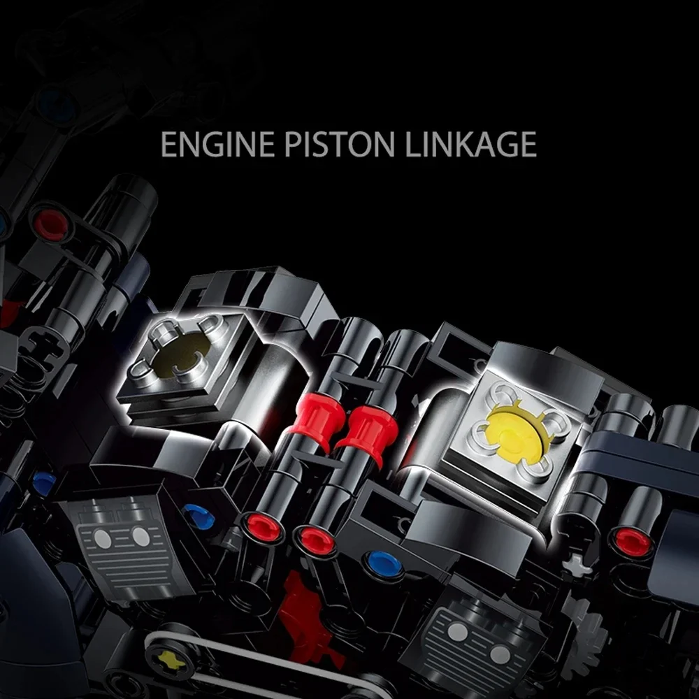 Technische motorfiets bouwstenen bakstenen Harleys motor locomotief Road Racer speelgoed voor kind Kerstmis Nieuwjaar cadeau