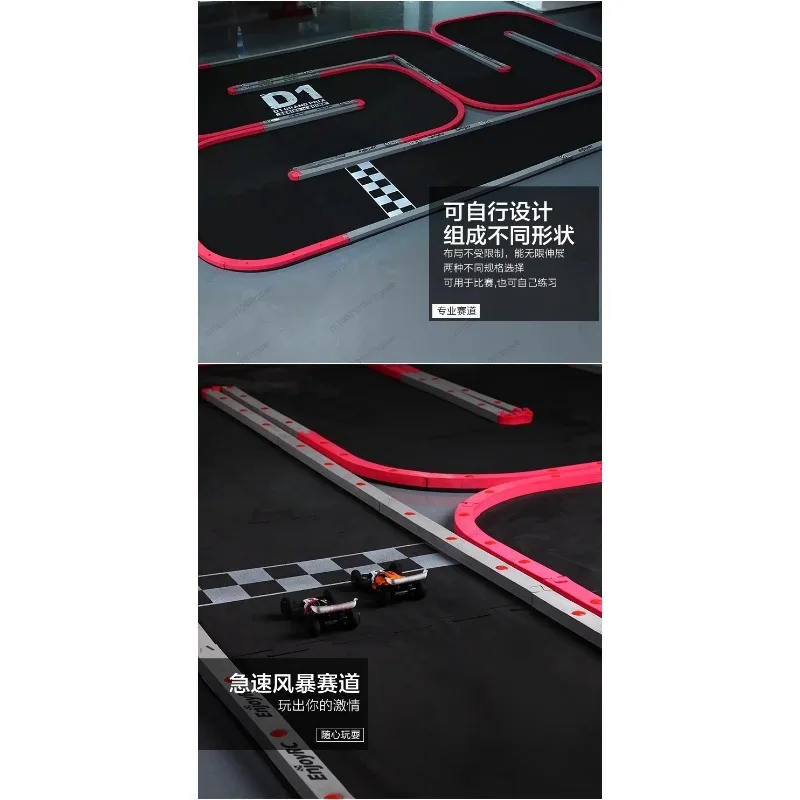 Mini-z RC Car Track 1/28 Scale 4WD Racing Runway for Drift & Race