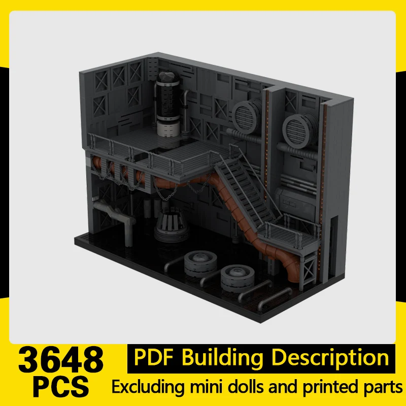 Star Movies Model MOC Building Bricks Control Engineering Room Modular Technology Gifts Holiday Assemble Children Toys Suit