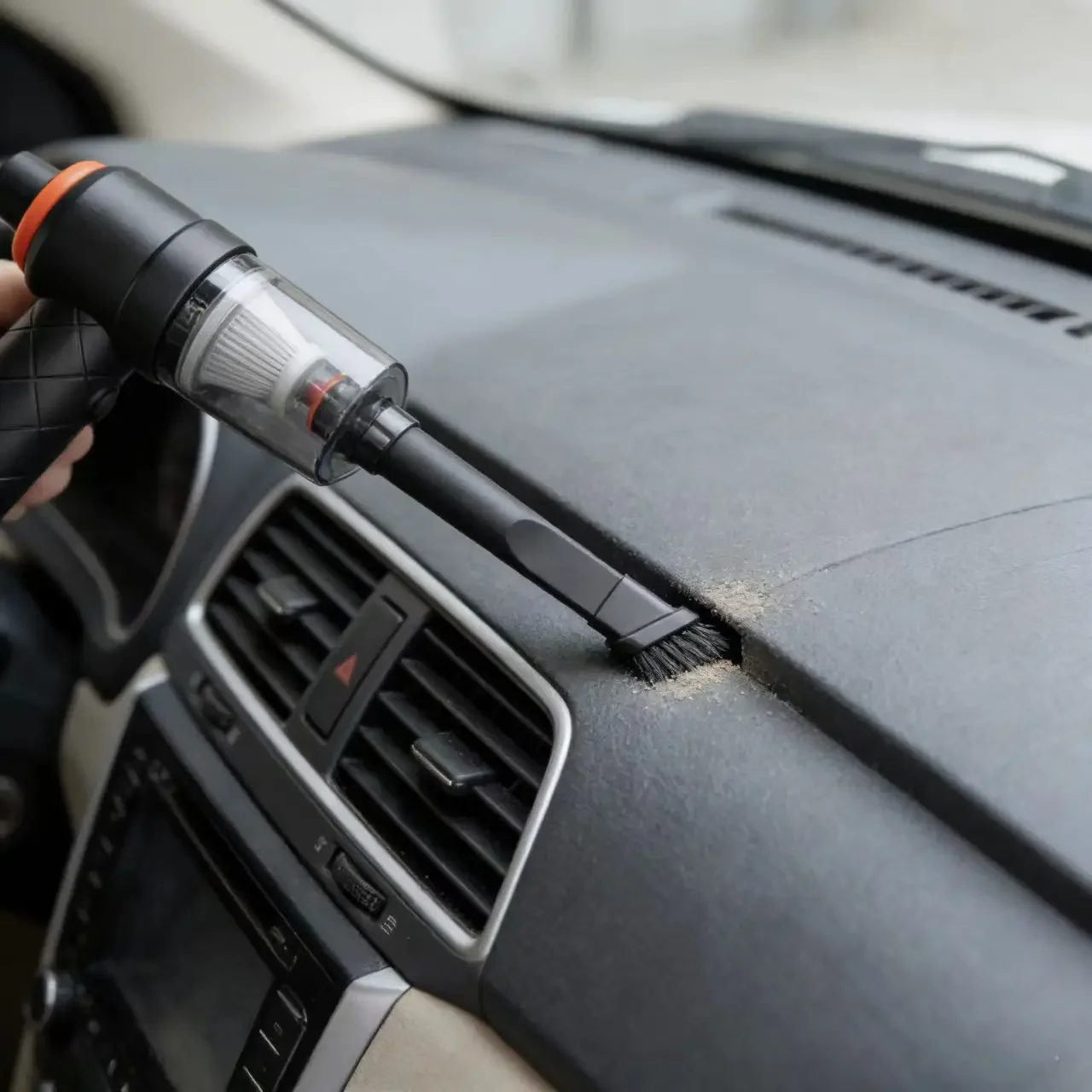 Wireless Car Vacuum Cleaner  Cordless Compact & Portable Detailed Car Care with Powerful Suction Reusable For Home & Car Use