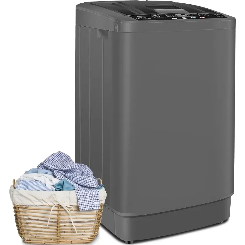 %a Portable Washing Machine, 13.5Lbs Capacity Full-Automatic Portable Washer, 1.8Cu.ft Washer and Dryer Combo with Drain