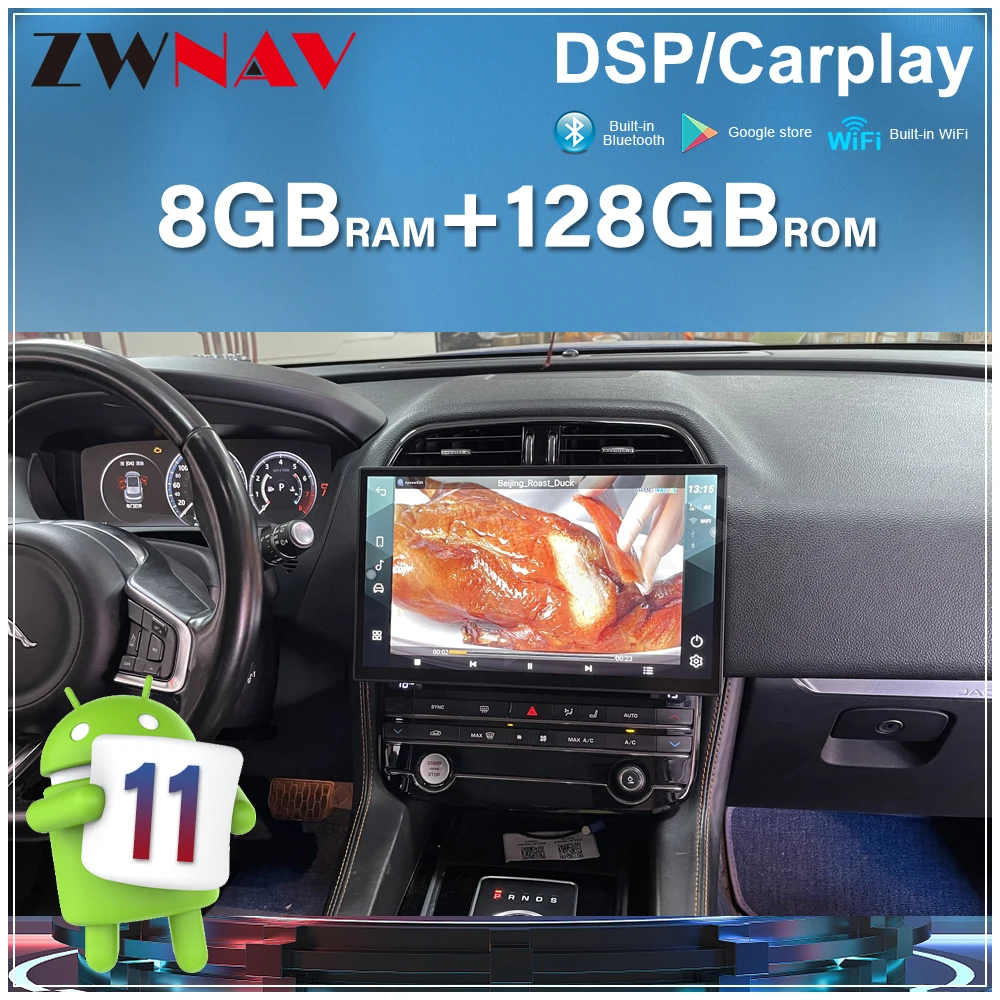 

Android 11 For Jaguar XE F-Pace 2016-2018 Multimedia Player GPS Navigation DSP Stereo Carplay Head Unit