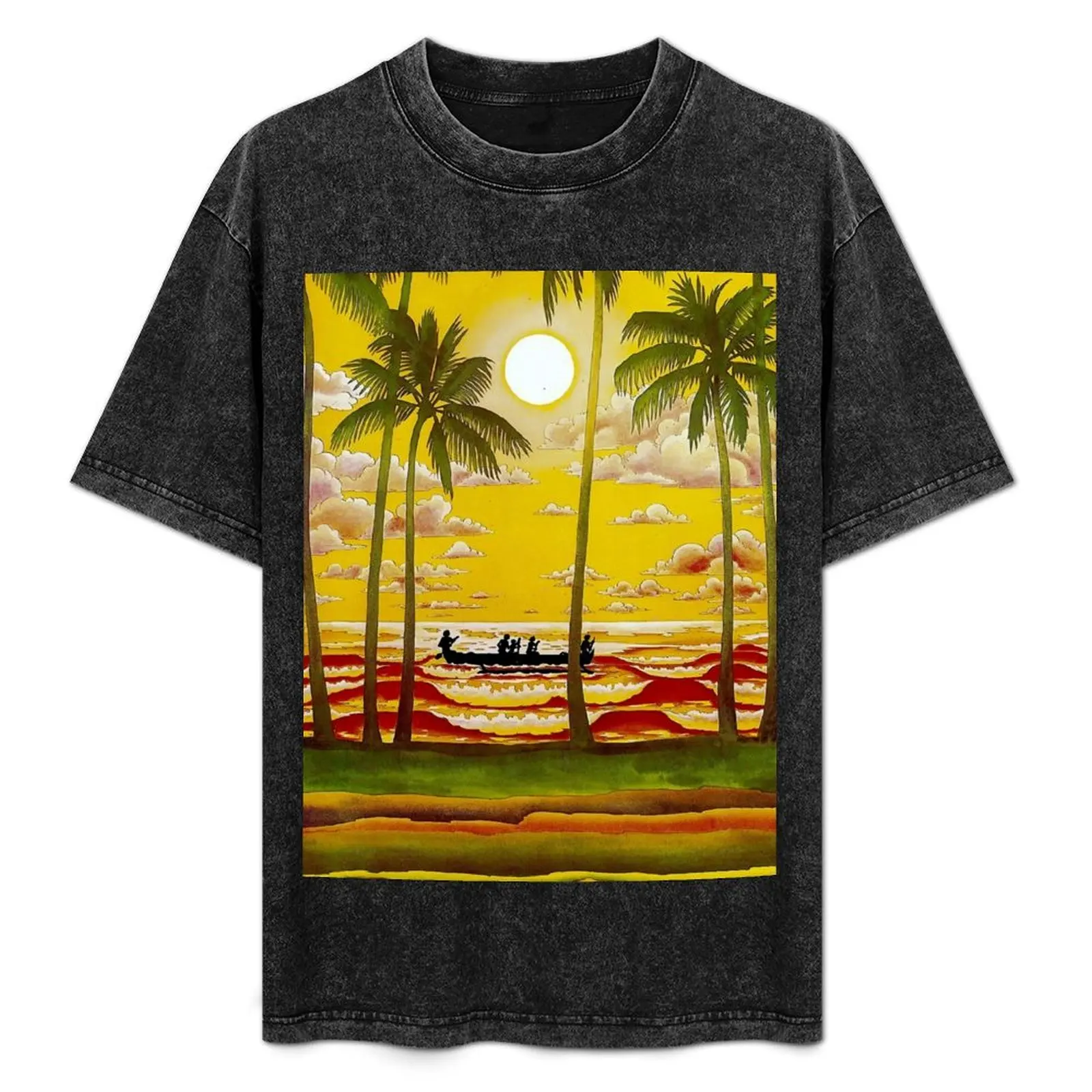 

HAWAIIAN AIR; Travel and Tourism Print T-Shirt plain anime kawaii clothes t shirt men 100℅ cotton