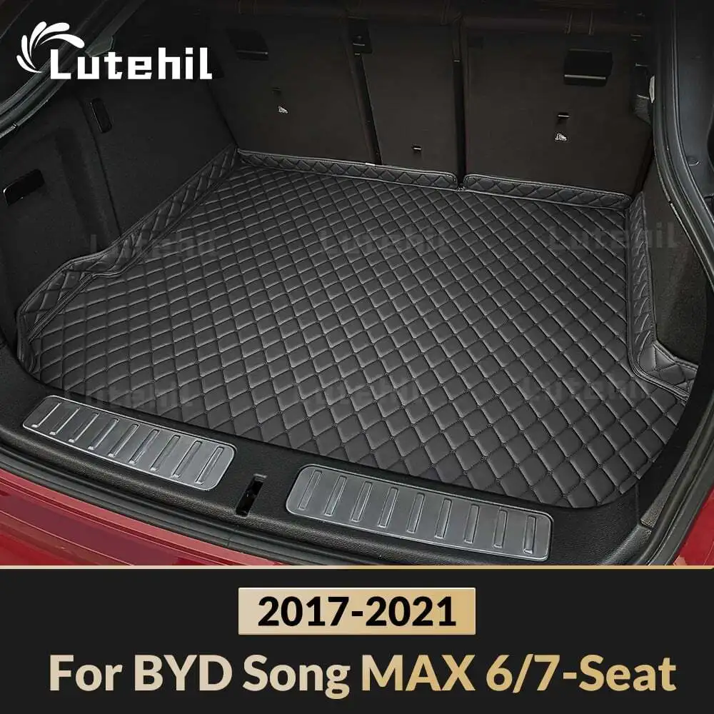 

For BYD Song MAX 6/7-Seat 2017-2021 Custom Car Trunk Mat Anti-dirty Pad Protective Pad Cargo Liner Auto Interior Accessories