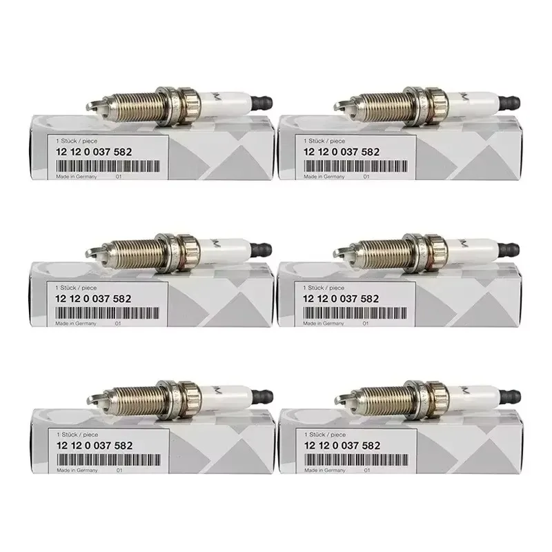 4/6PCS 12120037582 ZR5TPP33-S Iridium Spark Plug For BMW E90 E91 E92 F10 F13 135i 435i 535i 640i X1 X3 X5 12 12 0 037 582