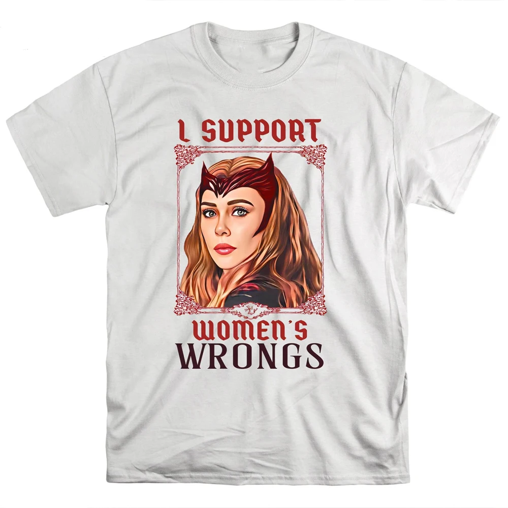 

I Support Women's Scarlet Witch T-shirt Hoodie Kids Child Tote Bag T Shirt Gildan Oversized Men Women Unisex Tee Tops
