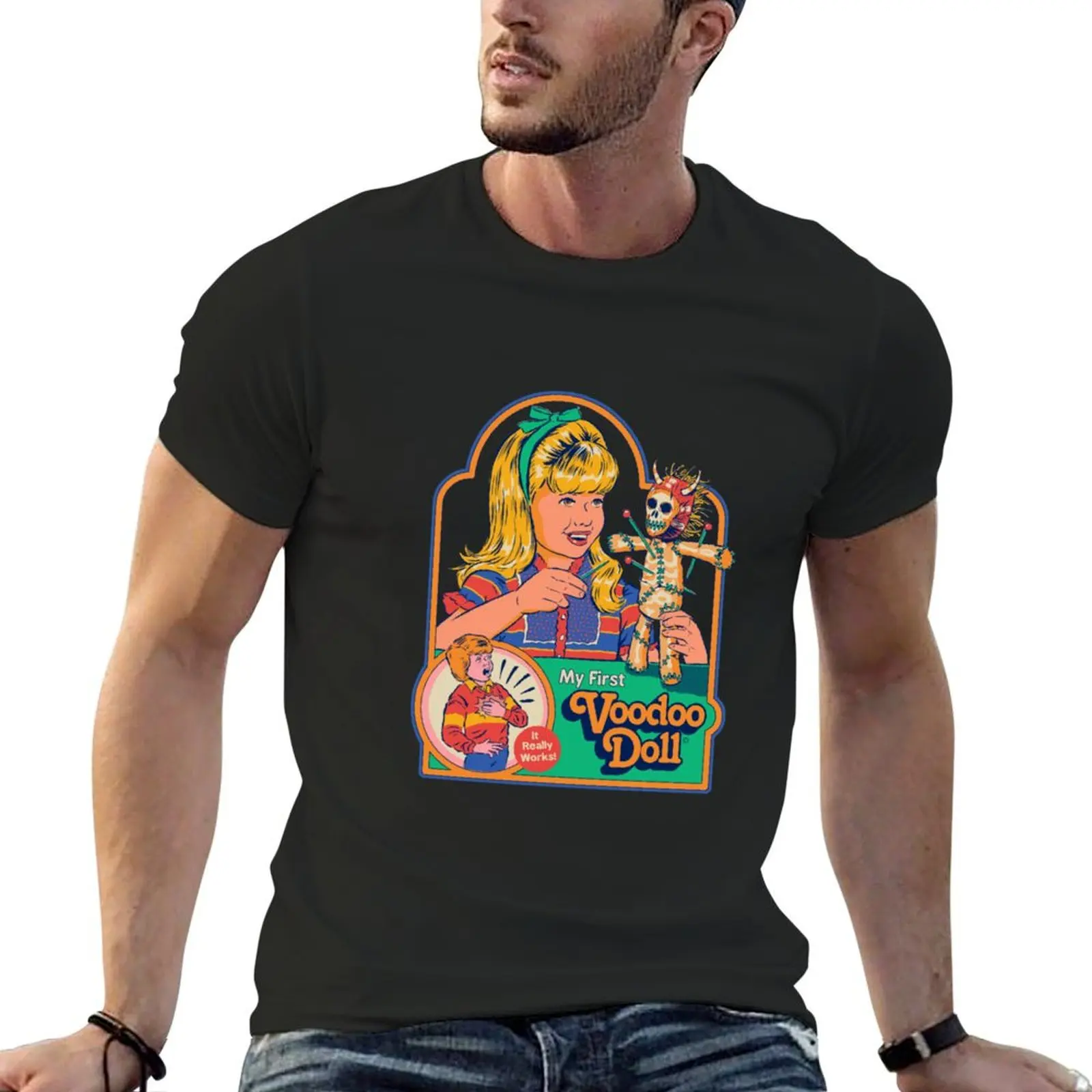 

My First Voodoo Doll T-Shirt funny shirt cotton sweat funny costumes slim fit t shirts for men