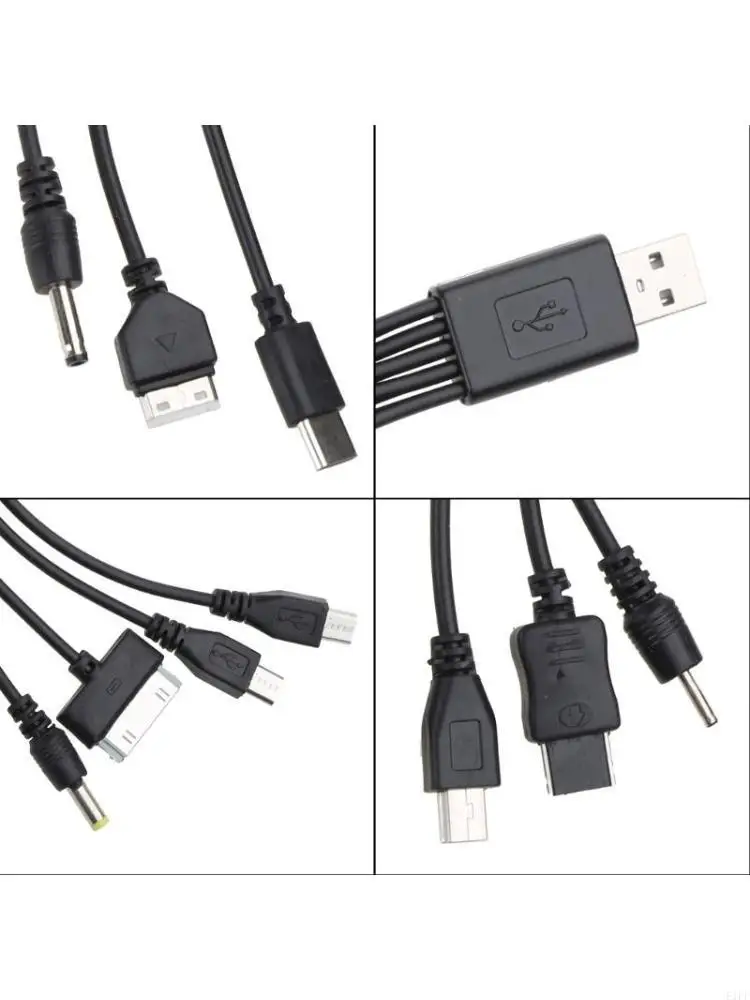 

E1PF 20см 10 в 1 USB -зарядное устройство для зарядного устройства USB USB в мультифлефект USB -зарядный кабель
