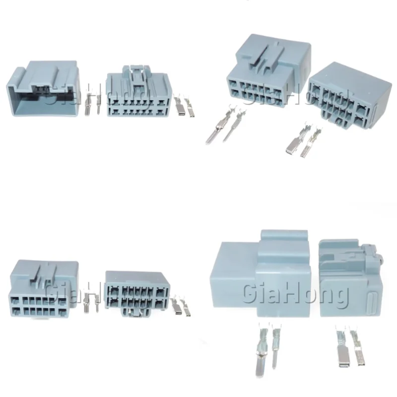 1 Set 14 Ways 7282-6447-40 AC Assembly Auto Composite Connector 7283-6447-40 Male Female Butt Plug for Chevrolet Car Wire Socket